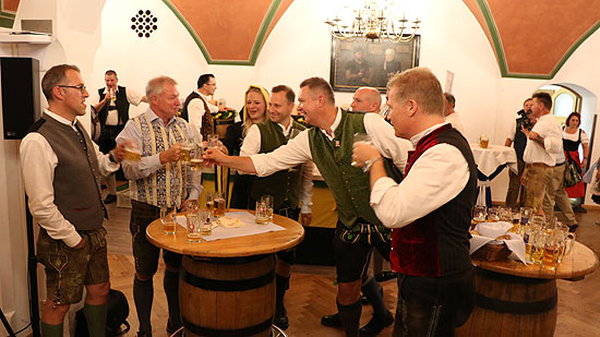 Die Münchner Brauereimeister bei der Wiesn Bierprobe 2018 (©Foto. Martin Schmitz)